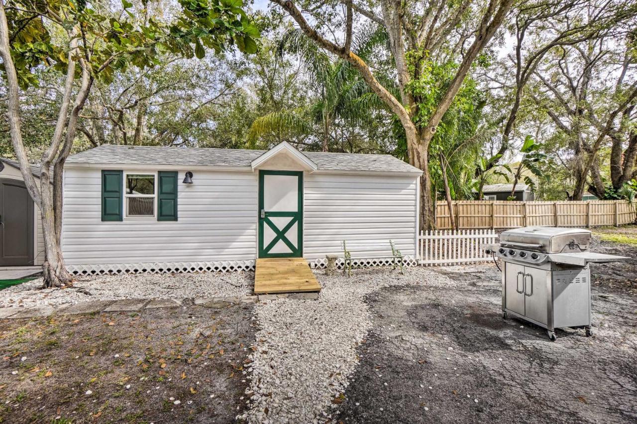Tropical Palm Harbor Studio Walk To Gulf! Luaran gambar